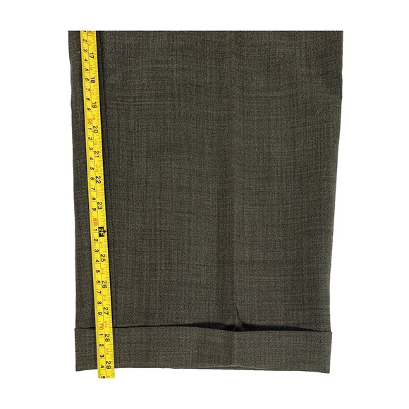 HART SCHAFFNER MARX Made in USA Subtle Plaid Suit in Everyday Brown Size 44 R - Picture 9 of 15